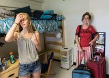 Move In Chaos  Moving into the dorm freshman year : Alison, NC State, Teresa