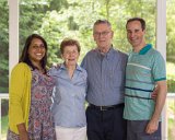 Ernie & Ann's 85th Birthday family get together : Ann, Ernie, Sharon Deitsche, Tom Deitsche