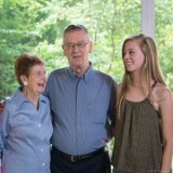 Ernie & Ann's 85th Birthday family get together : Alison, Ann, Ernie