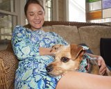 ILCE-6500-20170909-DSC00881  Celebrating Susan's & Amy's birthday 2017 : 2017, Canon FD 17mm 1:40 SSC, Lens, Leslie, Pipa dog, birthday