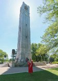 ILCE-6000-20190427-DSC05098 : 2019, Alison, Bell Tower, France, NCSU, Senior Pix