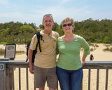 Steve & Lois  Jockey's Ridge State Park : 2016, Jockey's Ridge State Park, Kill Devil Hills, Lois, Sirna Reunion Board, Steve