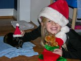 E8700-20041225-DSCN0823  Alison with Reese : 2004, Alison, Christmas