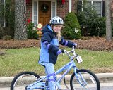 E8700-20041225-DSCN0829  Alison with Her New Bike : 2004, Alison, Christmas