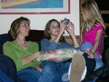 E8700-20061224-DSCN3696  Susan, Amy, Alison : 2006, Alison Mull, Amy, Christmas, Susan