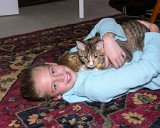 E8700-20071209-DSCN4701 : 2007, Alison Mull, Christmas, Jazz cat, animals