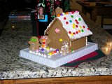 E8700-20071230-DSCN4779  Alison's gingerbread house : 2007, Christmas