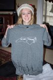 Alison's NC BBQ Shirt 2  Alison get a shirt showing the great NC BBQ divide xmas 2014 : 2014, Alison Mull, Christmas