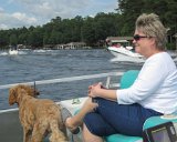 100 HS-20180707-IMG 3924 : 2018, Bowen, July 4th, Kai dog, Lake Gaston, Lois, animals