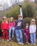 115-1553 IMG  Thanksgiving 2001 at Dad's house : 2001, Alison, Caitlin / Oliver, Ellen, Harry, Kelly, Thanksgiving