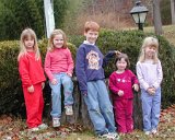 Dscn1941  Thanksgiving 2001 at Dad's house : 2001, Alison, Caitlin / Oliver, Ellen, Harry, Kelly, Thanksgiving