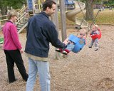 E8700-20041127-DSCN0717  Thanksgiving 2004 with Akers in DC Lois with Tom, Brogen and Quinn Deitche : 2004, Brogen Deitsche, Lois, Quinn Deitsche, Thanksgiving, Tom Deitsche