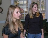 E8700-20071122-DSCN4625  Thanksgiving 2007 at the Mull's house.  Amy & Leslie Siphers : 2007, Amy, Leslie, Thanksgiving