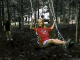 E8700-20040906-DSCN0042  Dad's Labor Day visit 2004 : Alison, Swing