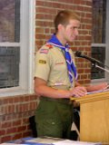 Andy is an Eagle Scout  Andy Barrette's Eagle Scout ceremony : Andy
