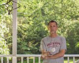Flash test on back porch : Steve