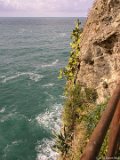 E8700-20041011-DSCN0510  Italy Vernazza hotel terrace overlooking the sea : 2004, Cinqa Terra, Italy, Vernazza