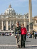 E8700-20041004-DSCN0126  Italy Rome Vatican Saint Peter's Square Lois Steve : 2004, Italy, Lois, Rome, Steve, Vatican