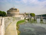 E8700-20041004-DSCN0129  Castel Sant'Angelo (English: Castle of the Holy Angel) also known as The Mausoleum of Hadrian, Rome, Italy : 2004, Castel Sant'Angelo, Italy, Rome, Vatican