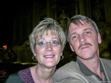 E8700-20041004-DSCN0188  Italy Rome Trevi Fountain Lois Steve : 2004, Italy, Lois, Rome, Steve