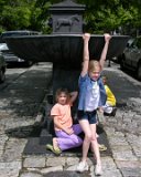 E8700-20050521-DSCN1399  Kids in Wilmington : 2005, Alison, Audrey Bowen, Cole Bowen, NC, Wrightsville Beach