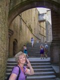 Stairs around Abbey at MSM : 2006, France, Lois, Mont Saint Michelle, _year_