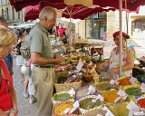 E8700-20060614-DSCN3213 : 2006, Farmers Market, France, Sarlot, _year_, spices