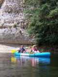 Steve and Lois in canoe  Canoe trip down the Dordogne River : 2006, Dordogne River, France, Lois, Sarlot, Steve, _year_
