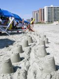 E8700-20080814-DSCN5209  Myrtle Beach with the Bowen's Audrie and the girls sandcastles : 2008, Audrey Bowen, Myrtle Beach, SC