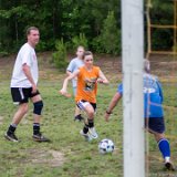 Audrey & Hal Soccer  Audrey Bowen playing soccer in Dad / Daughter match. : Audrey Bowen, soccer