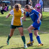 Audrey Soccer  Audrey Bowen playing in soccer CASL club match : Audrey Bowen, soccer
