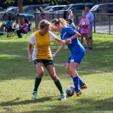 Audrey Soccer  Audrey Bowen playing in soccer CASL club match : Audrey Bowen, soccer