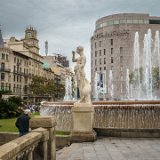 Barcelona - Placa de Catalunya : 2015, Barcelona, Spain