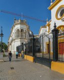 Sevilla - Grand Royal Bullring  Plaza de Toros de la Real Maestranza de Caballería de Sevilla. Grand royal bullring dating to 1761, still used for bullfights, plus museum of bullfighting art. : 2015, Sevilla, Spain, bullring