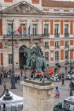 Madrid - Puerta del Sol  Pictures of Puerta del Sol from rooms in Hotel Europa : 2015, Madrid, Puerta del Sol, Spain