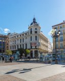 Madrid  Teatro Calderon Calle Atocha, 18, Madrid, Spain.  Taken from Plaza de Jacinto Benavente. : 2015, Madrid, Spain