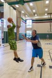 Sunday Morning Ball  The regular basketball group mixes it up on Sunday morning. : Jim Link, Kahn, Lifetime Basketball