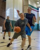 Sunday Morning Ball  The regular basketball group mixes it up on Sunday morning. : Hal, Jim Link, Lifetime Basketball