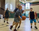 Sunday Morning Ball  The regular basketball group mixes it up on Sunday morning. : Hal, Jim Link, Lifetime Basketball