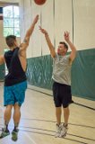 Sunday Morning Ball  The regular basketball group mixes it up on Sunday morning. : Jeff Meyers, Lifetime Basketball