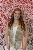 Lizzy with Jose Parla mural in Hunt Library : 2018, Graduation Pictures, Lizzie Weaver, NC State, NCSU