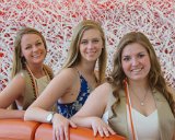 Lainey & Alison & Lizzy with Jose Parla mural in Hunt Library : 2018, Alison, Graduation Pictures, Lainey Indermaur, Lizzie Weaver, NC State, NCSU