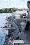 Whale Boat 1  Whale boat on deck of DD-933 Barry : DC Trip 2014, DD-933, Naval Yard, destroyer, ship
