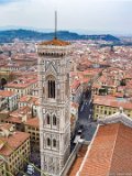 Giotto's Belltower, Florence  View of Giotto's Belltower while climbing up Il Doumo in Florence Italy : 2004, Bowen pix, Florence, Italy