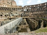 Colosseum Interior  Interior shot of the Colosseum in Ancient Rome, Italy : 2004, Colosseum, Italy, Rome