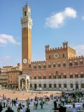 Palazzo Pubblico Sienna  City hall, Palazzo Pubblico, on Piazza del Campo in Sienna, Italy : 2004, Italy, Sienna, Tuscany