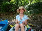 wine and cheese on the Dordogne 2  Canoe trip down the Dordogne River : 2006, Dordogne River, France, Sarlot, Teresa, _highlights_, _year_