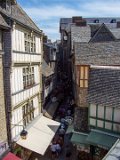 streets of Mont-St-Michel : 2006, France, Mont Saint Michelle, _year_