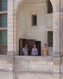 terrace at Chambord : 2006, Amboise, Chambord, France, Lois, Steve, Teresa, _year_
