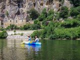 Hal and Teresa on the Dordogne  Canoe trip down the Dordogne River : 2006, Dordogne River, France, Hal, Sarlot, Teresa, _year_